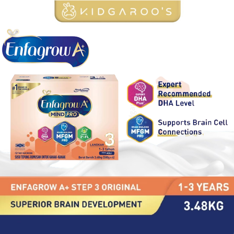 Enfagrow A+ Mindpro Step 3 & 4 - 2.32kg & 3.48kg Refill Pack