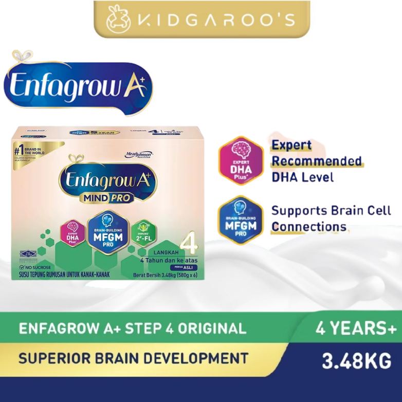 Enfagrow A+ Mindpro Step 3 & 4 - 2.32kg & 3.48kg Refill Pack