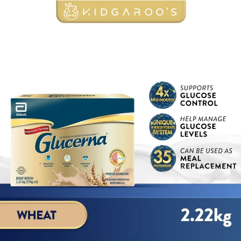 Glucerna Vanilla / Wheat - 2.22kg