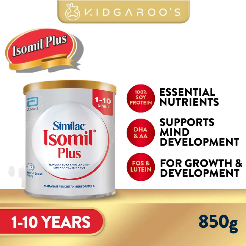 Isomil Plus 850g Tin (1-10 Years Old )